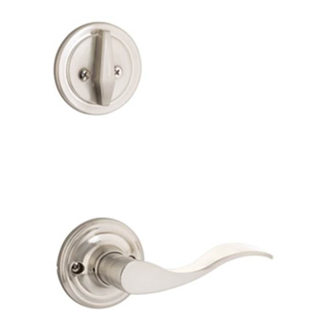 Yale Expressions - Yale Maguire Single Cylinder Interior Trim Pack with Brunswick Lever Right Handed, Satin Nickel - Satin Nickel