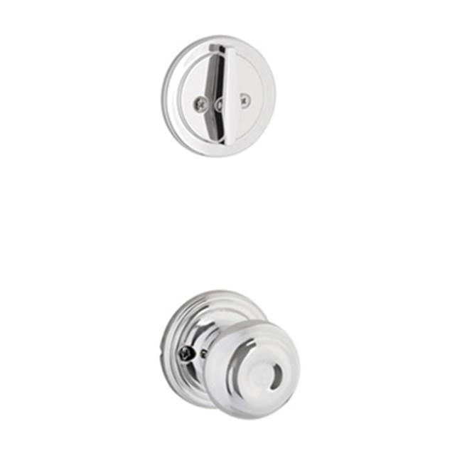 Yale Expressions - Yale Maguire Single Cylinder Interior Trim Pack with Lewiston Knob, Polished Chrome - Polished Chrome