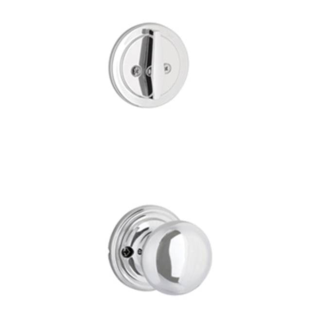 Yale Expressions - Yale Maguire Single Cylinder Interior Trim Pack with Walker Knob, Polished Chrome - Polished Chrome