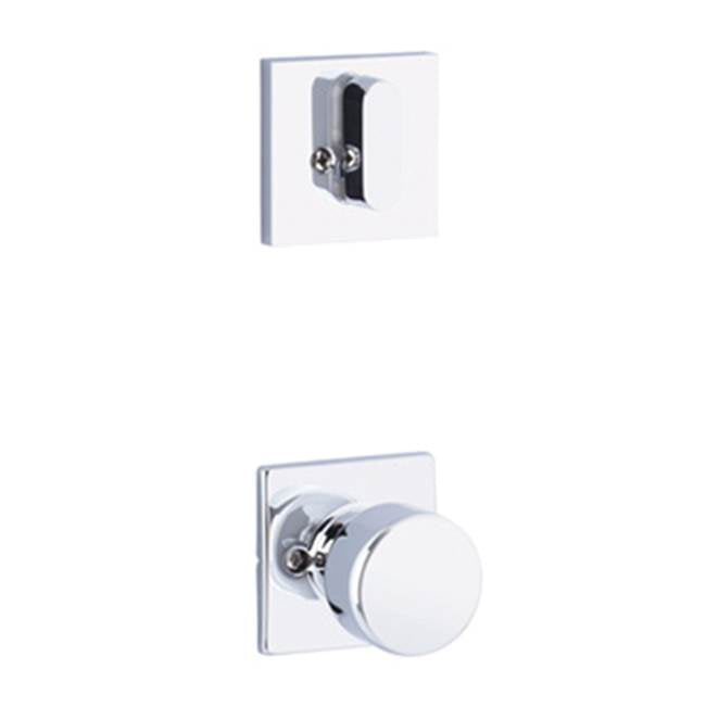 Yale Expressions - Yale Marcel Single Cylinder Interior Trim Pack with Dylan Knob, Polished Chrome - Polished Chrome