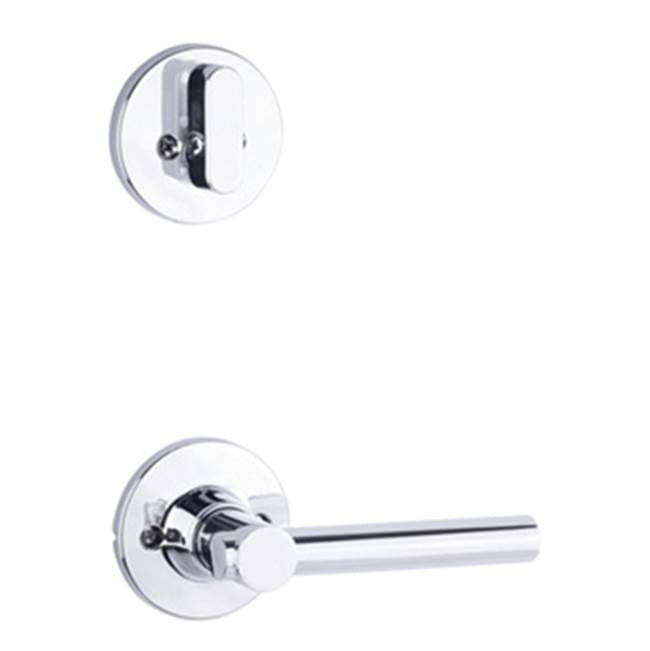 Yale Expressions - Yale Owen Single Cylinder Entry Set Interior Pack with Holden Lever, Polished Chrome - Polished Chrome