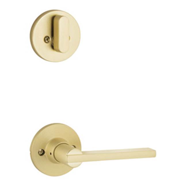 Yale Expressions - Yale Owen Single Cylinder Interior Trim Pack with Nils Lever, Satin Brass - Satin Brass