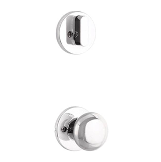 Yale Expressions - Yale Owen Single Cylinder Interior Trim Pack with Walker Knob, Polished Chrome - Polished Chrome