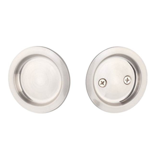 Yale Expressions - Yale Round Passage Tubular Pocket Door Pull, Satin Nickel - Satin Nickel
