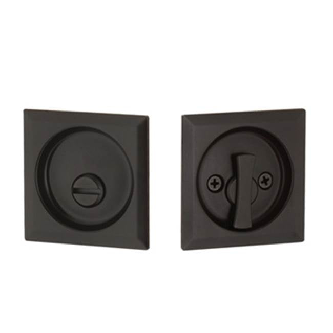Yale Expressions - Yale Square Privacy Tubular Pocket Door Lock, Oil Rubbed Bronze - Oil Rubbed Bronze
