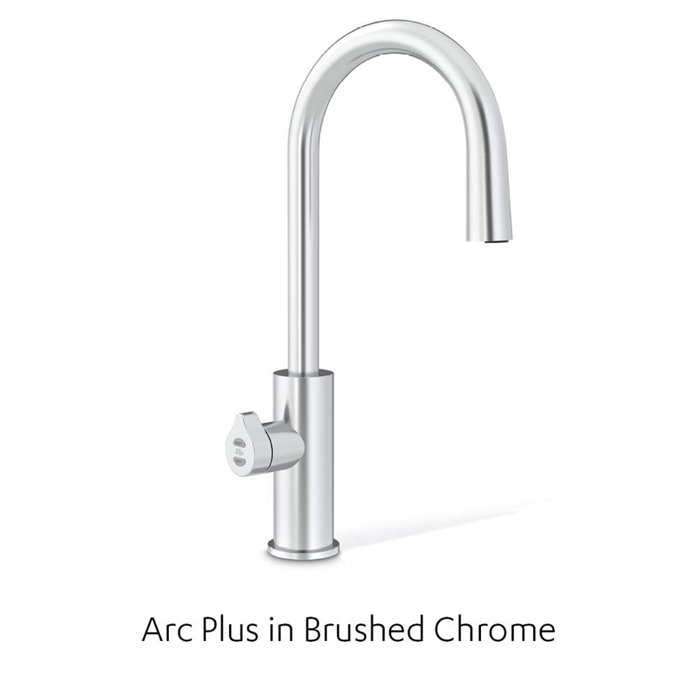Zip Water - Tap, Arc Plus BCS, Brushed Chrome - Brushed Chrome
