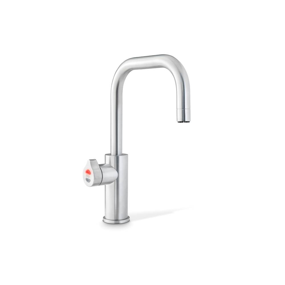 Zip Water - Tap, Cube BCS, Brushed Chrome - Brushed Chrome