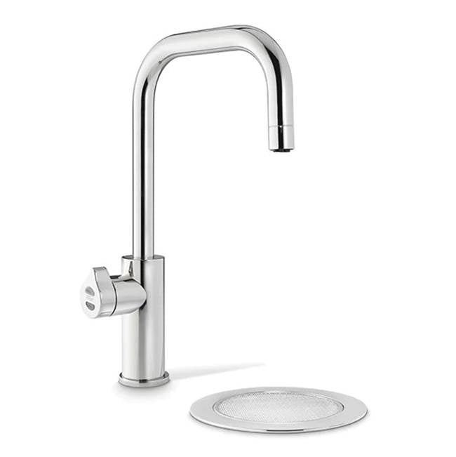 Zip Water - Zip HydroTap Boiling, Chilled, Sparkling for Residential and Small Commercial applications with Cube Tap - Bright Chrome