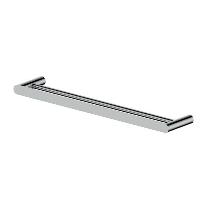 Z-Line - Crystal Bay Double Towel Rail in Chome - Chrome