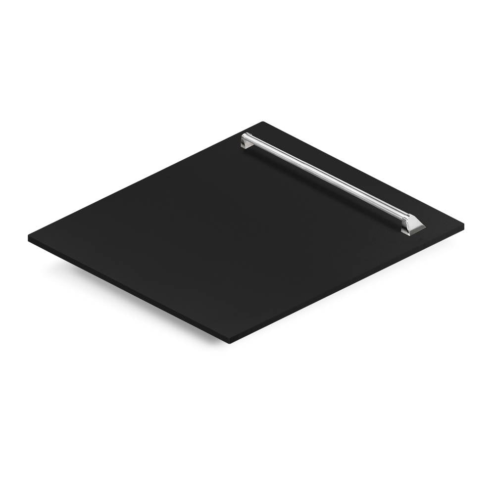 Z-Line - 24'' Dishwasher Panel with Traditional Handle - Matte Black