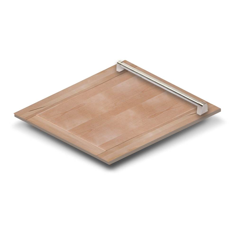 Z-Line - 24'' Dishwasher Panel with Traditional Handle - Unfinished Wood