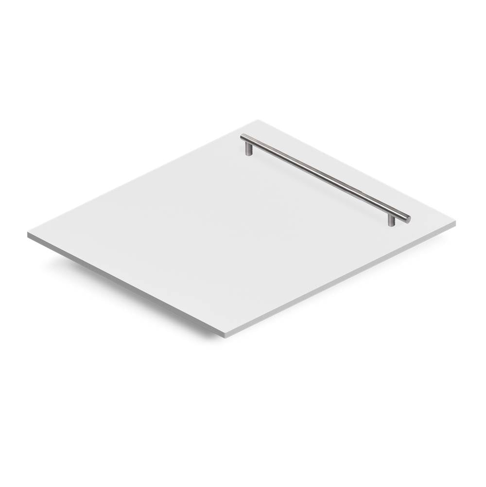 Z-Line - 24'' Dishwasher Panel with Modern Handle - Matte White