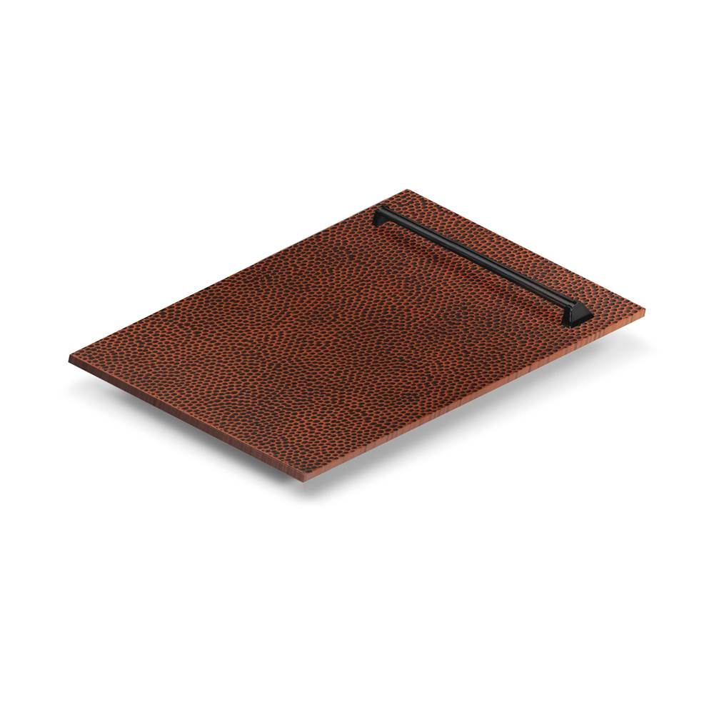Z-Line - 18'' Tallac Dishwasher Panel in Hand-Hammered with Traditional Handle - Hand Hammered