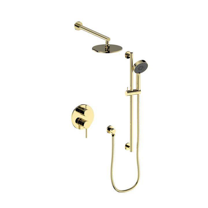 Z-Line - El Dorado Shower System in Polished Gold - Polished Gold