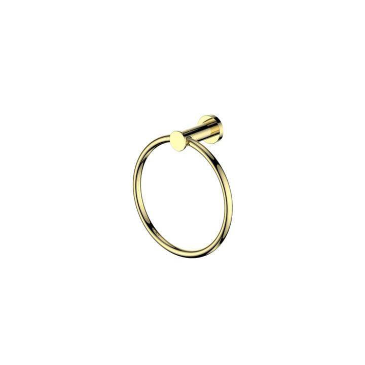 Z-Line - Emerald Bay Towel Ring - Polish Gold