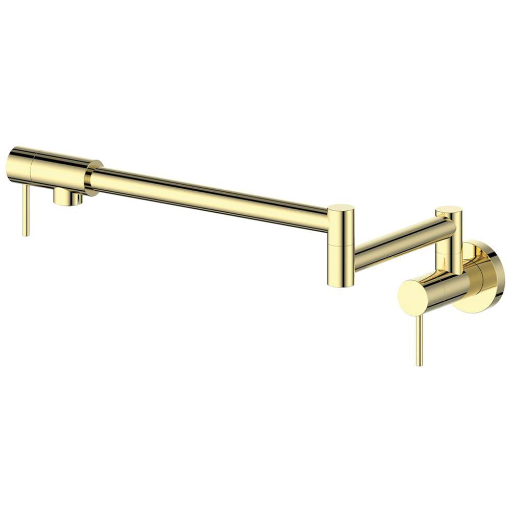 Z-Line - Gemini Pot Filler in Polished Gold - Polished Gold
