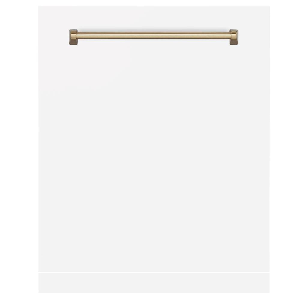 24'' Autograph Edition Monument Dishwasher Panel in Stainless Steel with Champagne Bronze Handle