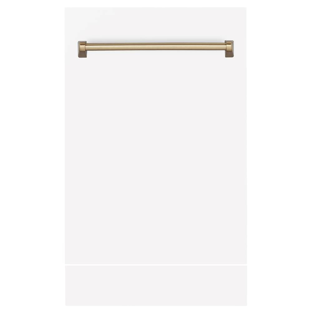 18'' Autograph Edition Tallac Dishwasher Panel in Stainless Steel with Champagne Bronze Handle