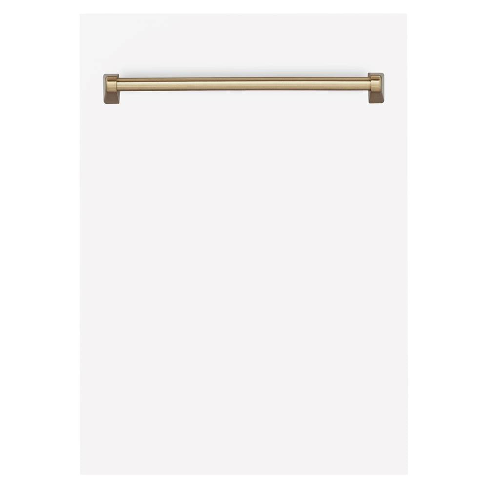 18'' Autograph Edition Tallac Dishwasher Panel in Stainless Steel with Champagne Bronze Handle
