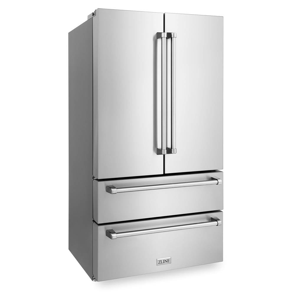 36'' 22.5 cu. ft Freestanding French Door Refrigerator with Ice Maker in Fingerprint Resistant Stainless Steel