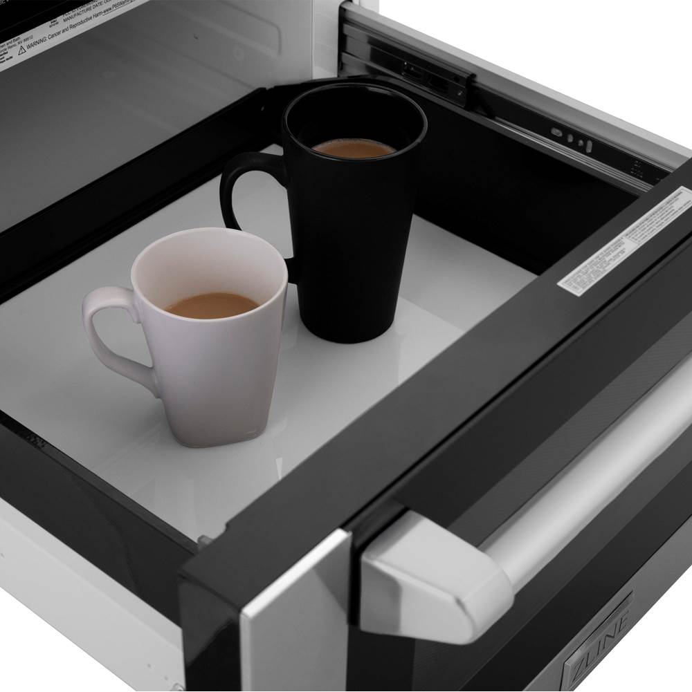 24'' 1.2 cu. ft. Built-in Microwave Drawer with a Traditional Handle in Stainless Steel