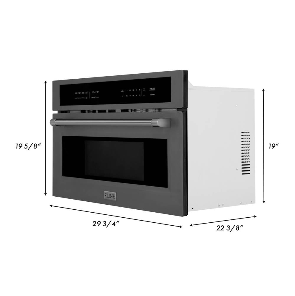 30'' wide, 1.6 cu' Built-in Convection Microwave Oven in Stainless Steel with Speed and Sensor Cooking