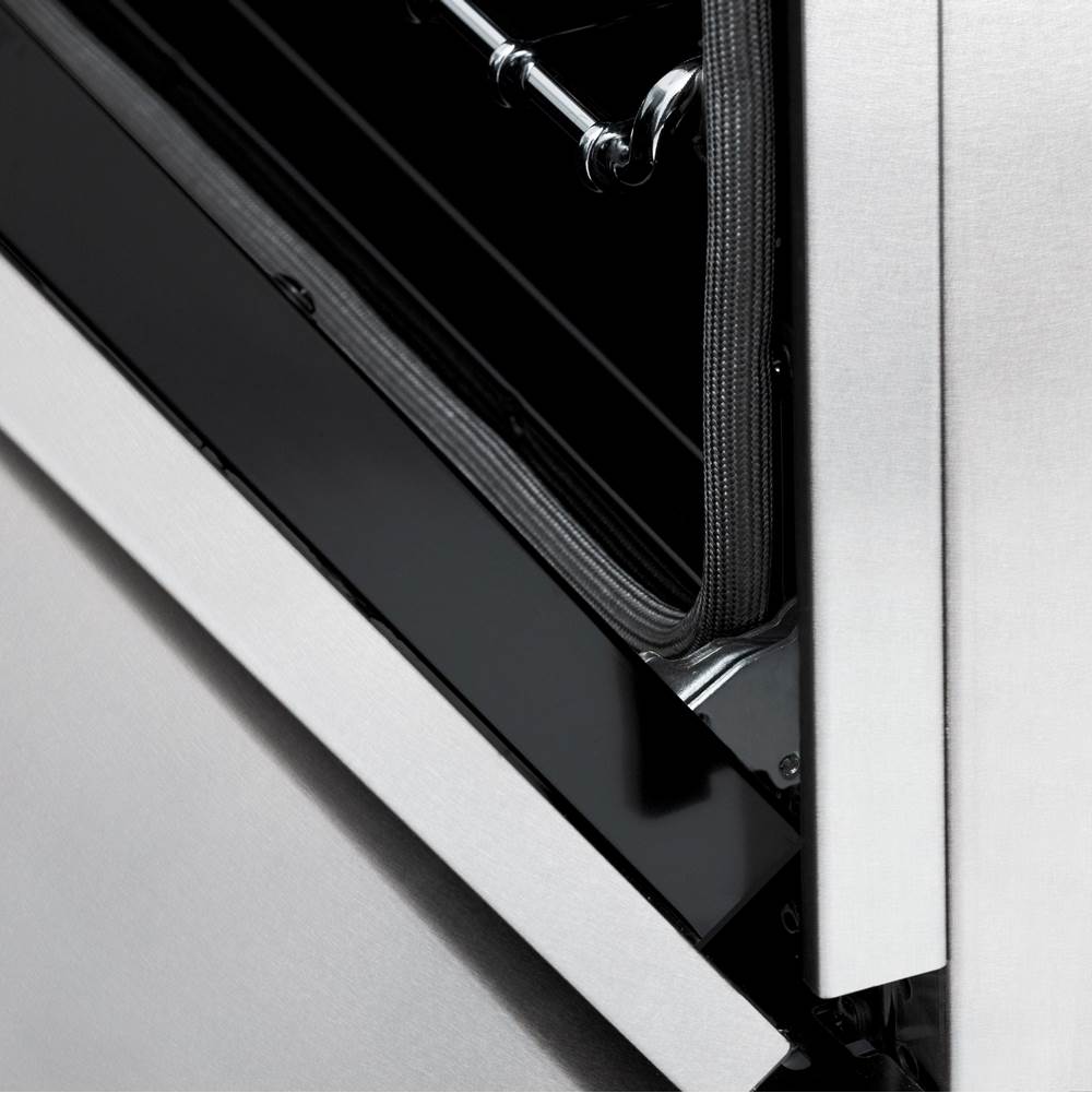 Autograph Edition 60'' 7.4 cu. ft. Dual Fuel Range with Gas Stove and Electric Oven in DuraSnow Stainless Steel with Champagne Bronze Accents (RASZ-60-CB)