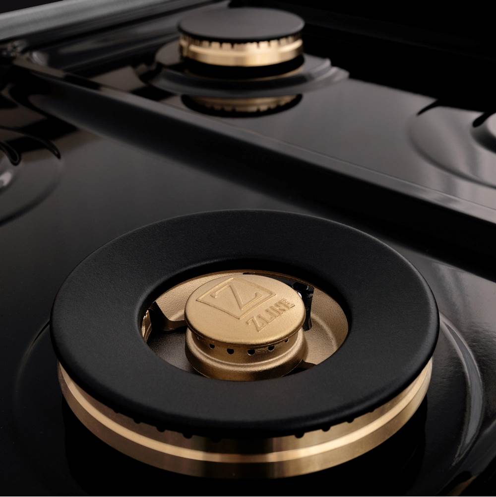Autograph Edition 60'' 7.4 cu. ft. Dual Fuel Range with Gas Stove and Electric Oven in DuraSnow Stainless Steel with White Matte Door and Champagne Bronze Accents