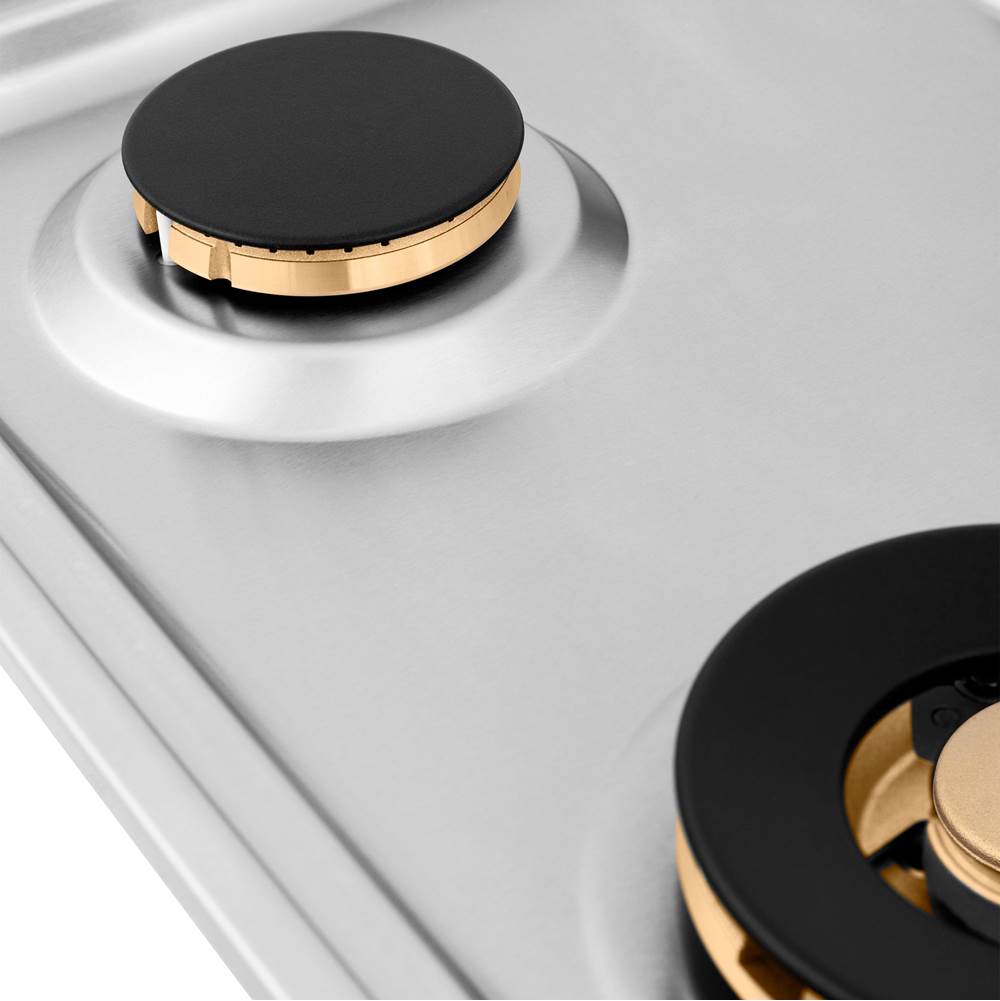 36'' Dropin Cooktop with 6 Gas Brass Burners