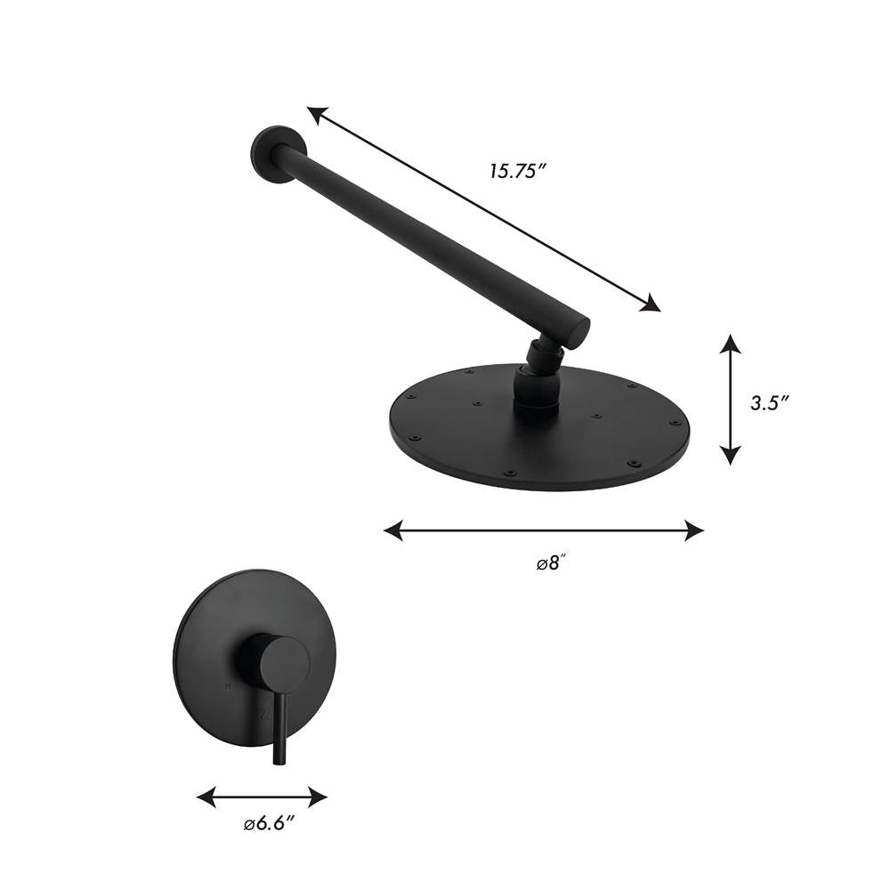 El Dorado Shower Faucet in Brushed Nickel