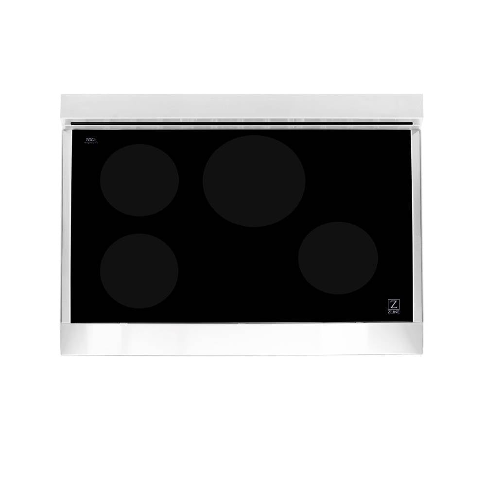 36'' 4.6 cu. ft. Induction Range with a 4 Element Stove and Electric Oven in Stainless Steel