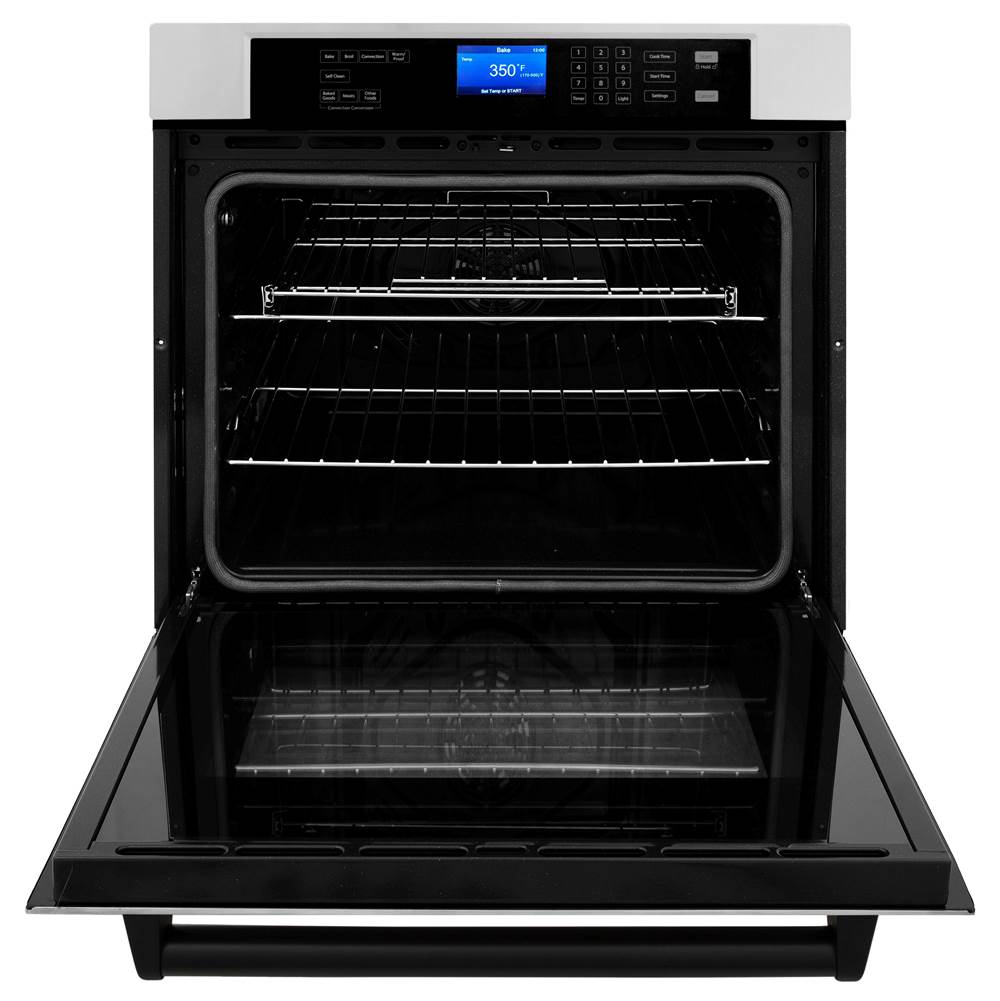 30'' Autograph Edition Single Wall Oven with Self Clean and True Conection in Stainless Steel and Champagne Bronze