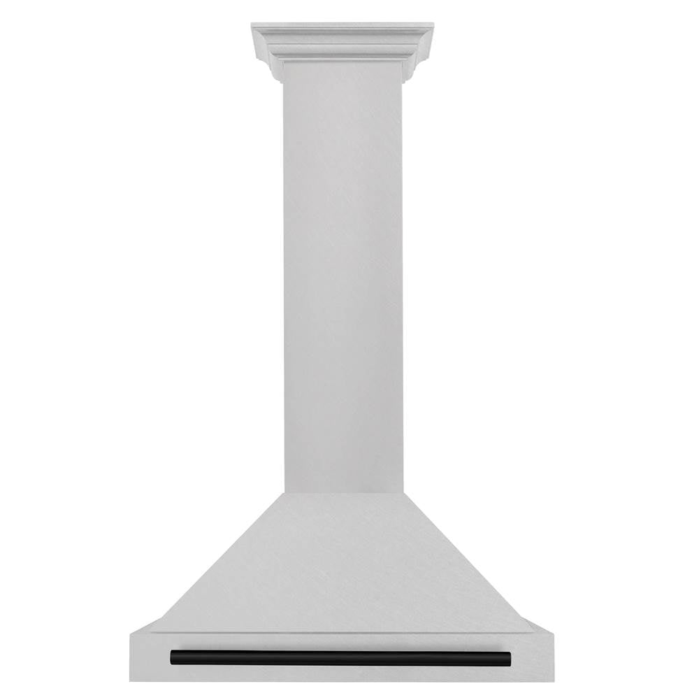 30'' Autograph Edition DuraSnow Stainless Steel Range Hood with DuraSnow Stainless Steel Shell and Champagne Bronze Handle
