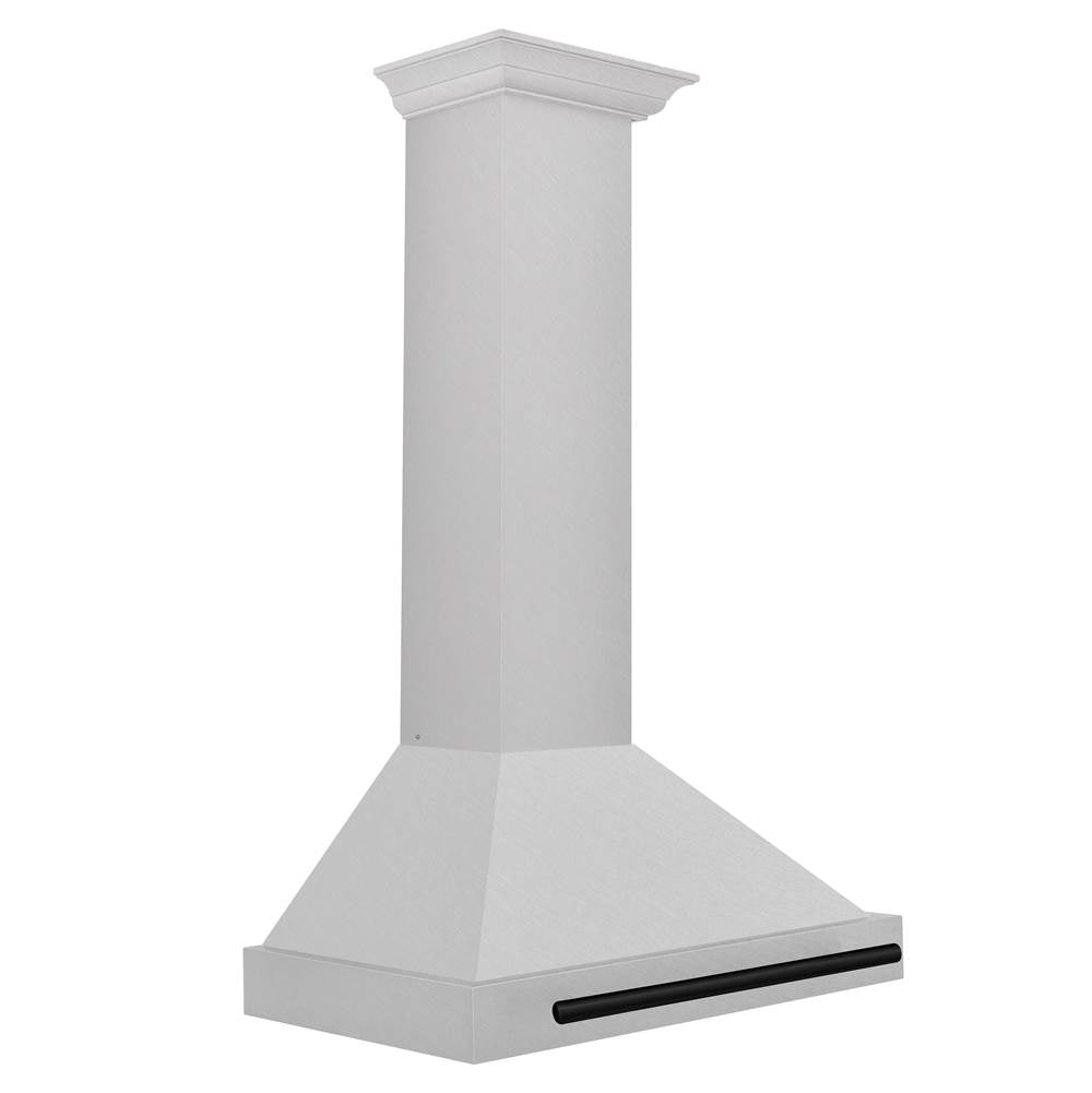 30'' Autograph Edition DuraSnow Stainless Steel Range Hood with DuraSnow Stainless Steel Shell and Champagne Bronze Handle