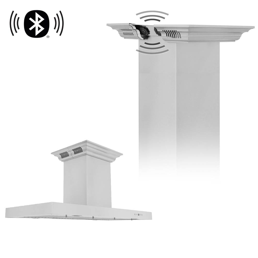 Z-Line - Stainless Steel KE2i With Built in CrownSound Bluetooth Speakers