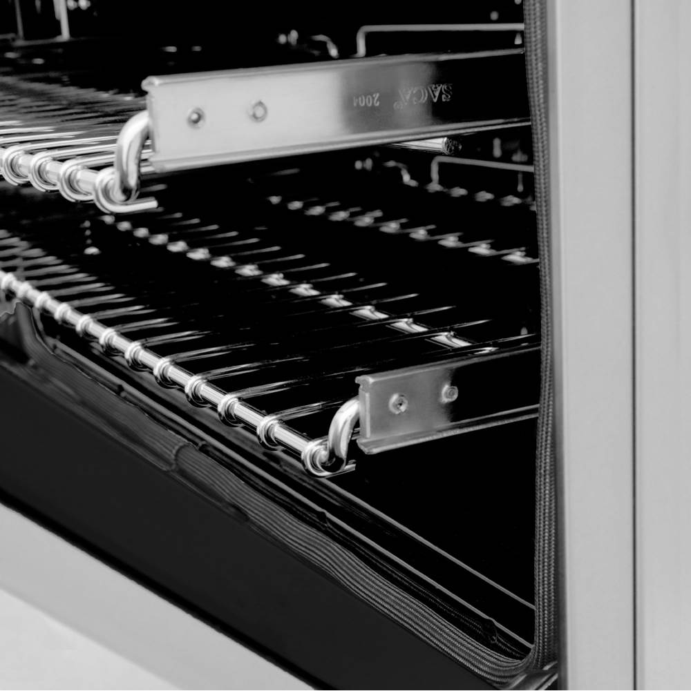 30'' Professional Dual Fuel Range with Black Matte Door