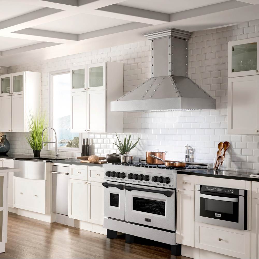 Autograph Edition 48'' 6.0 cu.' Dual Fuel Range with Gas Stove and Electric Oven in DuraSnow Stainless Steel with Champagne Bronze Accents