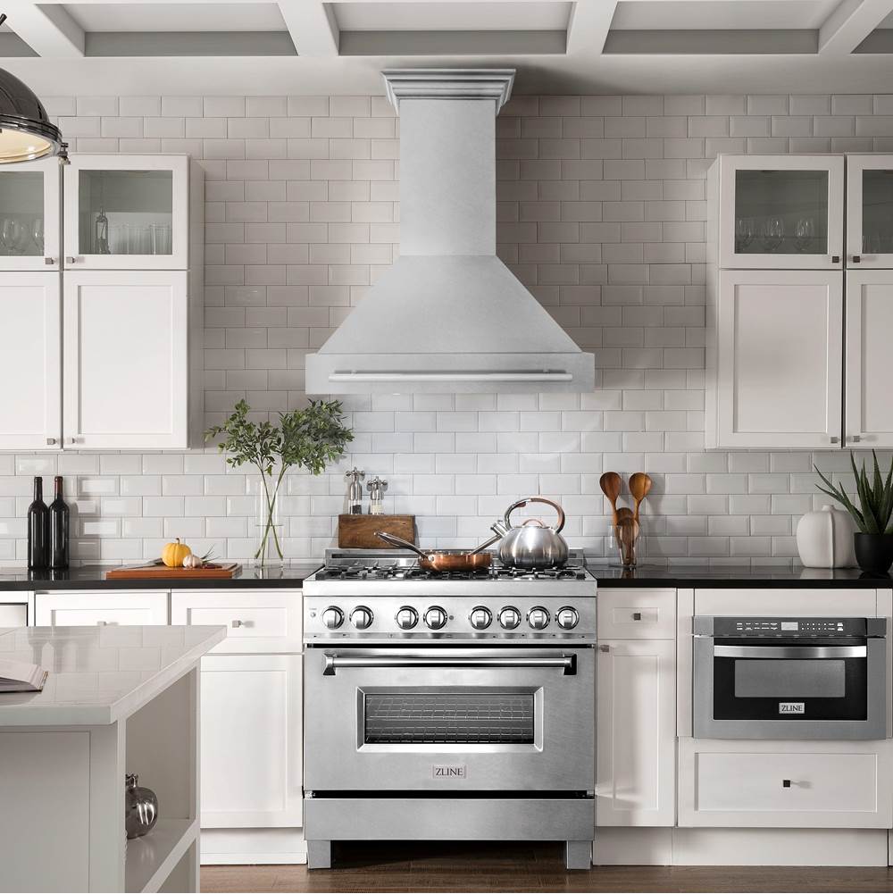 36'' DuraSnow Stainless Steel Range Hood with DuraSnow Shell (8654SNX-36)