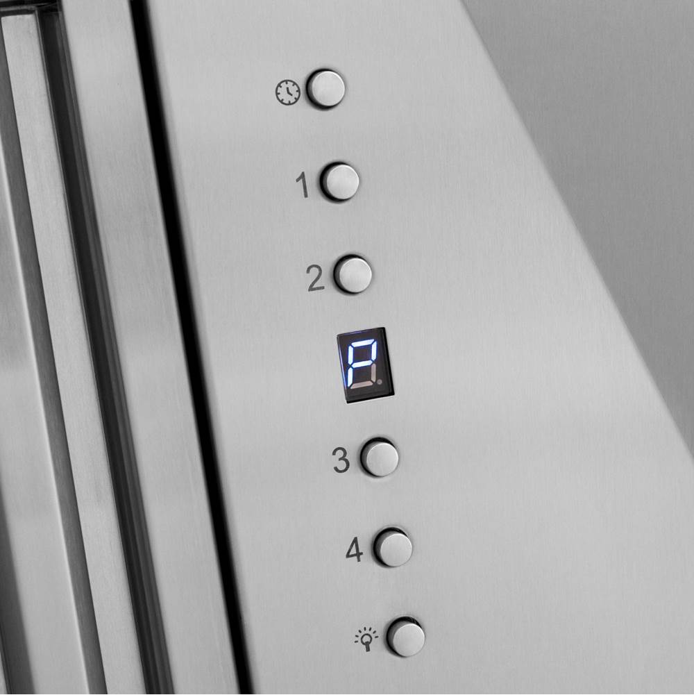 48'' Autograph Edition DuraSnow Stainless Steel Range Hood with DuraSnow Stainless Steel Shell and Champagne Bronze Handle