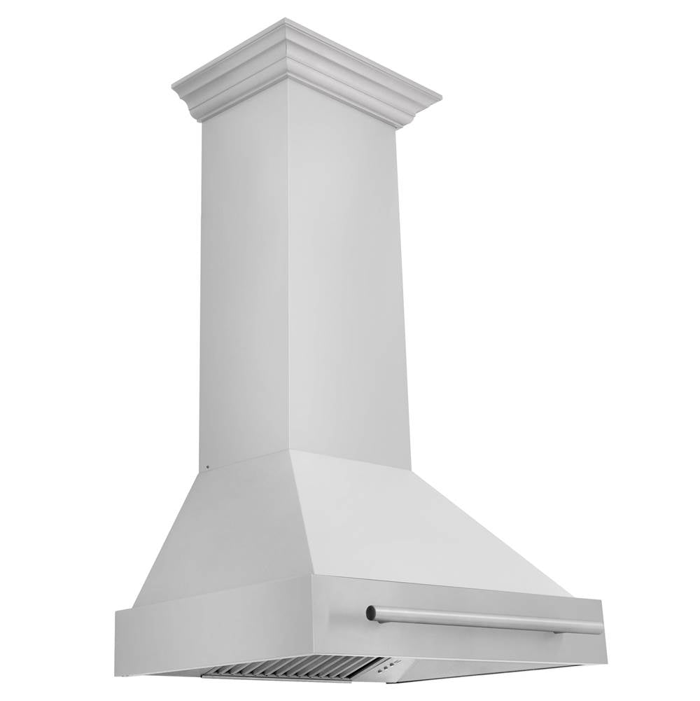 30'' Stainless Steel Range Hood with Colored Shell and Stainless Steel Handle