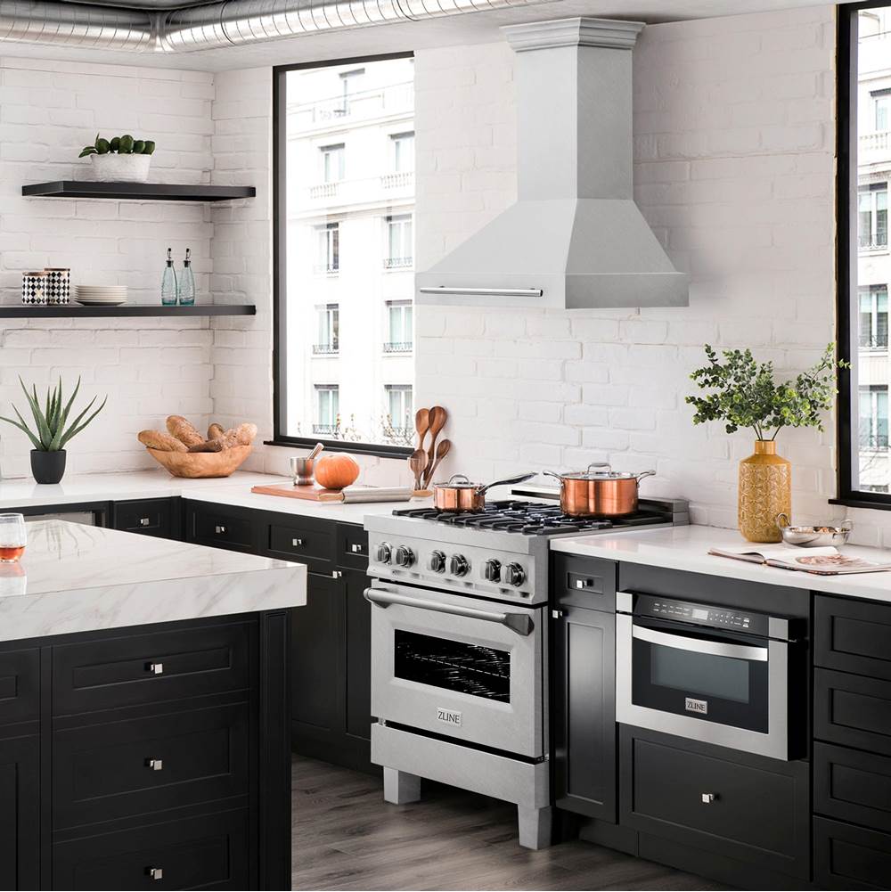 30'' DuraSnow Stainless Steel Range Hood with DuraSnow Shell (8654SNX-30)