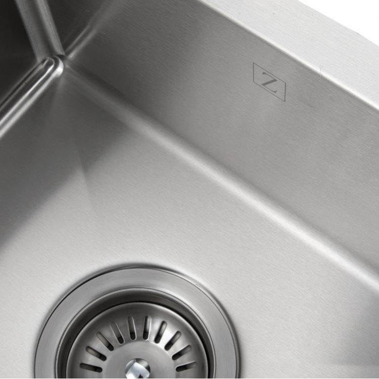 Boreal 15'' Undermount Single Bowl Bar Sink in Stainless Steel
