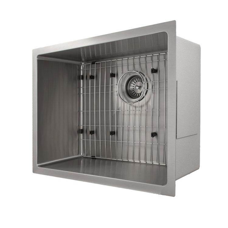 Meribel 23'' Undermount Single Bowl Sink in Stainless Steel