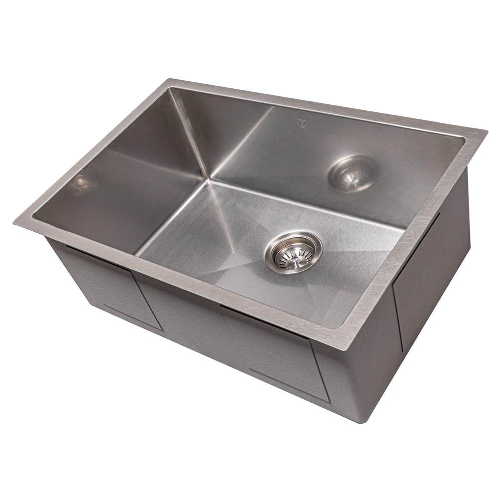 Meribel 27'' Undermount Single Bowl Sink in Stainless Steel