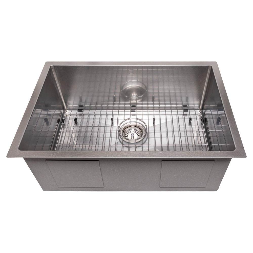 Meribel 27'' Undermount Single Bowl Sink in Stainless Steel