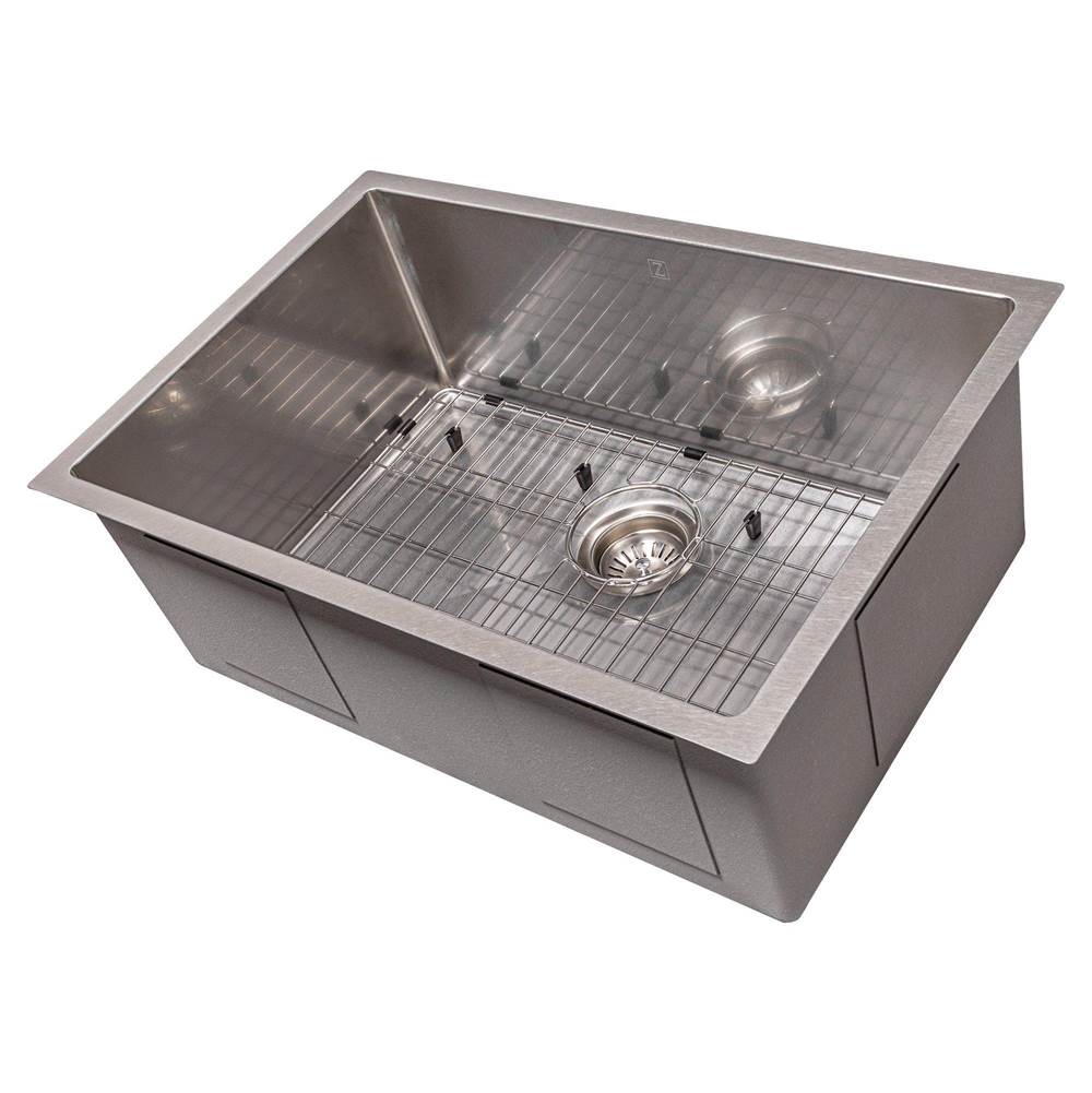 Meribel 27'' Undermount Single Bowl Sink in Stainless Steel
