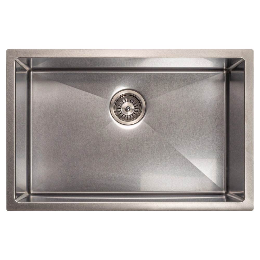 Z-Line - Meribel 27'' Undermount Single Bowl Sink in DuraSnow Stainless Steel - DuraSnow Stainless Steel