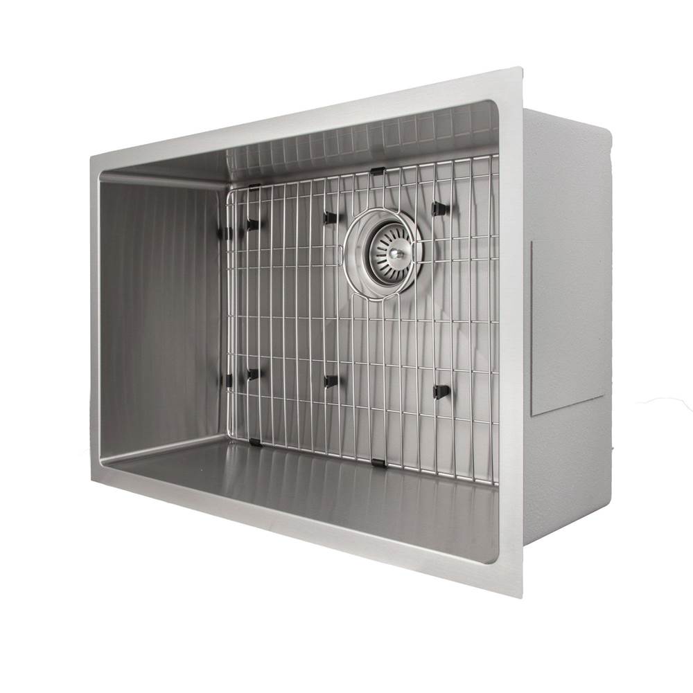Meribel 27'' Undermount Single Bowl Sink in Stainless Steel
