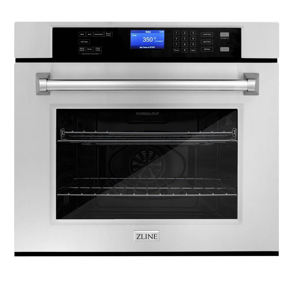 Z-Line - 30'' Professional Single Wall Oven in Stainless Steel - Brushed Stainless Steel