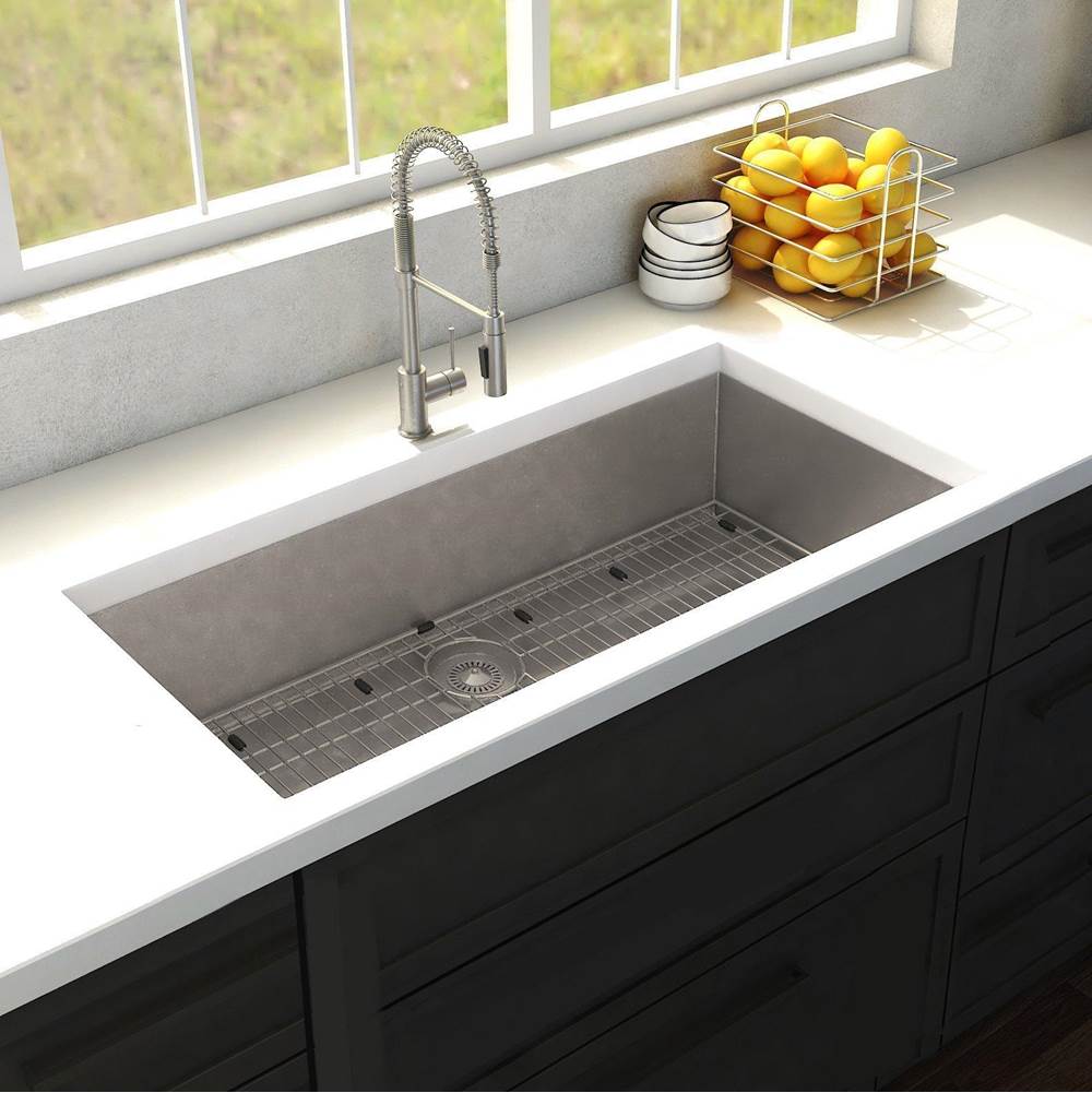 Meribel 33'' Undermount Single Bowl Sink in Stainless Steel